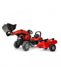 Tractor-pedales-Case-IH-Maxxum-130CVX-pala-remolque-961AM-Falk-agridiver-rojo