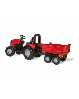 Remolque-juguete-tractores-pedales-niños-rojo-Rollymegatrailer-123018-Rolly-Toys-Agridiver