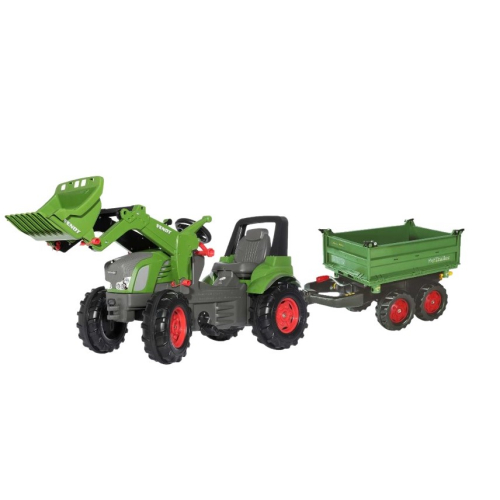 Tractor-a-pedales-Fendt-939-Vario-remolque- Megatrailer-710263-122202-Rolly- toys- Agridiver