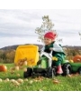 Tractor-pedales-juguete-niños-Deutz-FAhr-Agroplus-pala-remolque-Rollykid-Agridiver-Rollytoys-verde