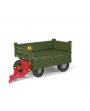 Remolque-juguete-Multitrailer-tractores-pedales-niños-125005-Rollytoys-agridiver-verde
